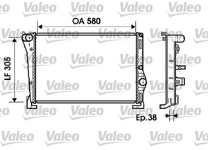 Kylare, motorkylning, FIAT IDEA, PUNTO, PUNTO Skåp/halvkombi, LANCIA MUSA, YPSILON, 46834067, 51708005, 51802109