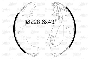 Bromsbackar, sats, Bakaxel, CITROËN,FIAT,PEUGEOT, 4241N8, 4241-N8, 4241P4, 4241-P4, 77364667