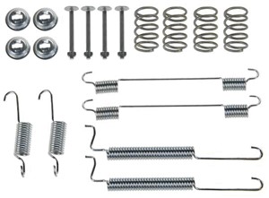 Tillbehörssats, bromsbackar, Bakaxel, CHEVROLET MATIZ, SPARK, DAEWOO MATIZ, MATIZ Skåp/halvkombi, PROTON SAVVY, 94507950, 96079500