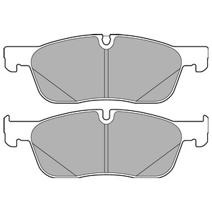 Bromsbeläggsats, Framaxel, JAGUAR F-PACE, XE, XF II, XF SPORTBRAKE, LAND ROVER RANGE ROVER VELAR, LR090689, T4N13434, T4N9760