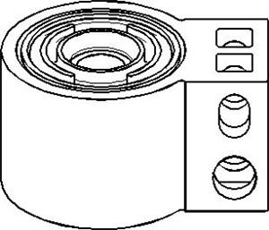 Bussning, länkarm, Bak, Fram, höger eller vänster, FIAT,OPEL,VAUXHALL, 03 52 319, 3 52 319, 71740107, 93171448