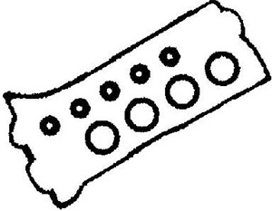 Packningssats, vippkåpa, TOYOTA, 11193-15010 (4X), 11213-11041 (1X), 90210-06013 (5X)