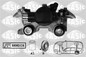 Bromsok, Bakaxel vänster, CITROËN,PEUGEOT, 4401A2, 441065, 95666799
