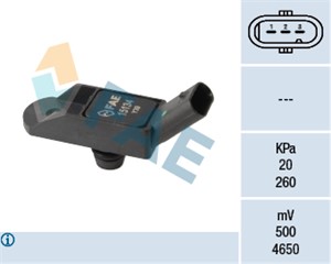 Sensor, insugstryck, BMW,CITROËN,DS,MINI,PEUGEOT, 13 62 7 599 907, 1922 W0, 1922.W0, 3648776, 96 778 357 8A, 96.778.357.8A, V7 599 907 8