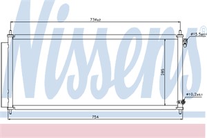 Kondensor, klimatanläggning, HONDA JAZZ II, 80110-SAA-013