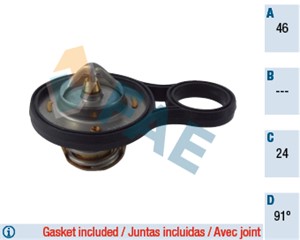 Termostat, kylvätska, CHRYSLER,JEEP,MINI, 04495721, 04693117 AA, 04973117 AA, 05278144 AA, 11 53 1 485 847, 11 53 1 501 173, 11 53 7 596