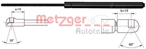 Gasfjäder, bagageutrymme, PEUGEOT 207, 8731.L7