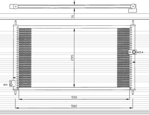 Kondensor, klimatanläggning, HONDA ACCORD V, ACCORD Aerodeck IV, ACCORD Aerodeck V, ACCORD Coupé IV, ACCORD Coupé V, 80110SV1A11, 80110S