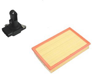 Kit luftmassemätare och luftfilter