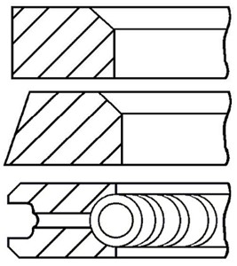 Kolvringar, kit, DAEWOO,MERCEDES-BENZ,SSANGYONG, A0020302624, A0020305224