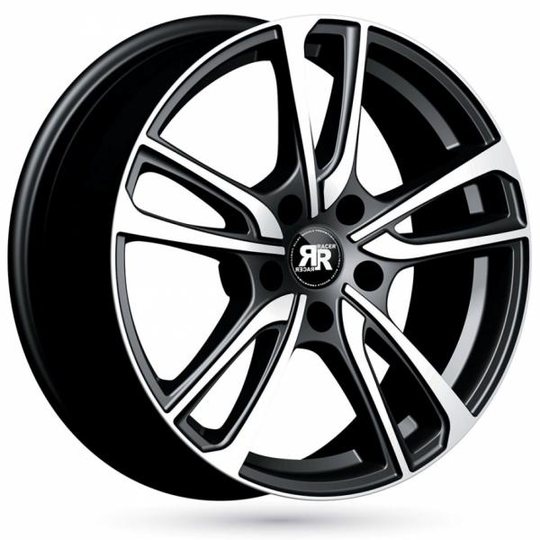 Racer Wave Light Black Machined Face 6,5/16 5/112 ET46 B57.1