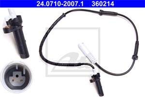 ABS-givare, Sensor, hjulvarvtal, Bakaxel, BMW 5 [E39], 34 52 1 182 160