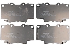 Bromsbeläggsats, Framaxel, TOYOTA LAND CRUISER, LAND CRUISER 80, LAND CRUISER Hardtop, 0446560020, 04465YZZAL, 0449160150, 0449160160, 0