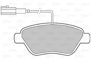 Bromsbeläggsats, Framaxel, ABARTH,ALFA ROMEO,CITROËN,FIAT,LANCIA,PEUGEOT, 1636412780, 4254C8, 4254-C8, 71770098, 71770118, 77365543, 773