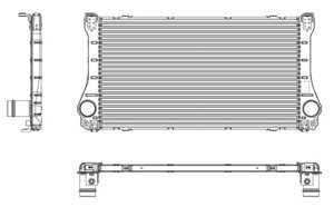 Intercooler, TOYOTA AURIS, COROLLA Sedan, 1 230 960, 1 255 747, 1 305 330, 1 305 954, 1 308 718, 1 308 719, 1 320 605, 1 323 599, 1 334