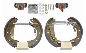 Bromsbackar, sats, Bakaxel, OPEL ASTRA F, ASTRA F Halvkombi, ASTRA F Kombi, CORSA A Halvkombi, CORSA B, VAUXHALL ASTRA Mk III