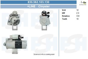 Startmotor, CHRYSLER VOYAGER IV, 04727313AA, 04727313AB, 04727313AC, 4727313AC, M002T88471, M002T88472, M002T88473, M2T88471, M2T88472,
