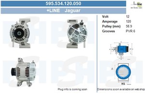 Generator, JAGUAR S-TYPE II, 2R8310300AA, XR8310300BA, XR8310300BC, XR8310300BD32, XR8310300CC, XR842452