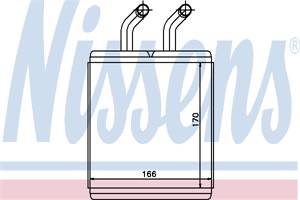 Värmeväxlare, kupévärme, KIA K2500 Flak/chassi, K2700, 2044700794, 2044701394, 2044701794, 25368889, 55561425, 71739859, 855510, 9317451