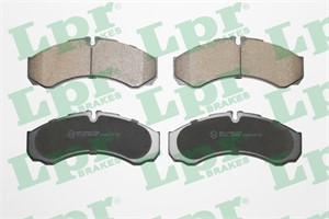 Bromsbeläggsats, Framaxel, IVECO DAILY Flak/chassi II, DAILY Flak/chassi III, DAILY Skåp II, DAILY Skåp III, 2994086, 2995631, 2996091,