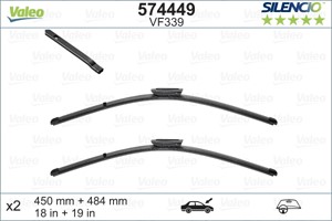 Torkarblad, Fram, MINI MINI, MINI Cabriolet, MINI CLUBMAN, MINI CLUBVAN, MINI Roadster, 61 61 0 039 343, 61610039343