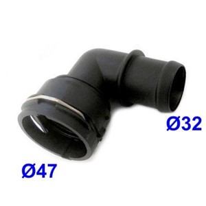 Rördel, motorkylning, SEAT,SKODA,VW, 1J0122291F