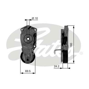 Spännrulle, flerspårsrem, MINI MINI, MINI Cabriolet, 11281482199