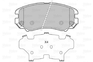Bromsbeläggsats, Framaxel, HYUNDAI,KIA,MITSUBISHI, 581011FA50, 58101-1FA50, 581011FE00, 58101-1FE00, 581011FE01, 58101-1FE01, 581012CA20