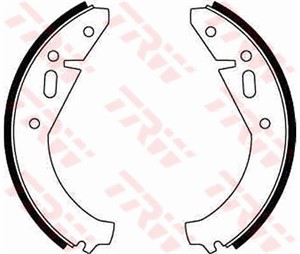 Bromsbackar, sats, Bakaxel, SKODA 100, 1000MB, 105, 120, 110, 110 Coupé, 1100MB, 130, RAPID, 007 440 047 R, 013 330 140, 111 430 141