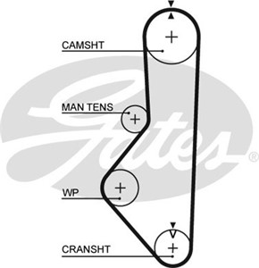 Kamrem, MAZDA 626 II, 626 Coupé II, 626 Hatchback II, F805-12-205, F806-12-205, F808-12-205, F809-12-205, F80912SF0