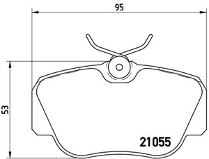 Bromsbeläggsats, MERCEDES-BENZ 190 [W201], 0004208920, 0004209120, 0014201020, 0014208120, 0014209620, 0024200220, A0004208920, A0004209