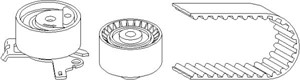 Kamremskit, CITROËN,FIAT,LANCIA,PEUGEOT, 0816 F4, 0829 92, 0831 88, 0831 89, 0831 T4, 9400831559, 9400831889, 9467628080