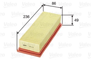 Luftfilter, FIAT TEMPRA, TEMPRA S.W., TIPO, UNO, LANCIA DEDRA, DELTA II, YUGO FLORIDA, 71736142, 7554755