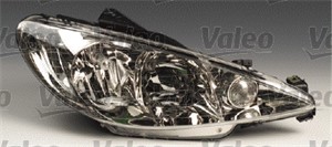 Strålkastare, Vänster, PEUGEOT 206 CC, 206 Halvkombi, 206 SW, 206 Van, 6204S9, 6204-S9