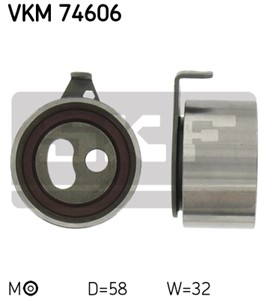 Spännrulle, kamrem, MAZDA B-SERIE, MPV I, WL01-12-700