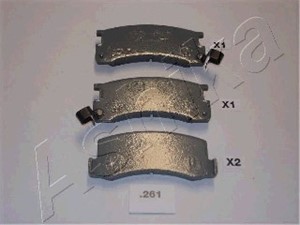 Bromsbeläggsats, Bakaxel, TOYOTA CELICA Coupé, CRESSIDA Sedan, 0446614140, 04492-14070
