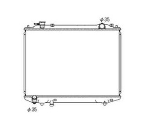 Kylare, motorkylning, FORD RANGER, MAZDA B-SERIE, BT-50 Pick-up, 1378035, 3599738, 4050184, 4056285, 4061143, 4067926, 4094272, 4108890,
