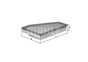 Luftfilter, CHRYSLER PT CRUISER, PT CRUISER Combi Van, 04891462AB, 04891462AC, K04891462AC