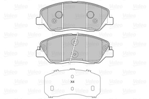 Bromsbeläggsats, Framaxel, HYUNDAI,KIA,SSANGYONG, 48130341A0, 48130-341A0, 581012BA00, 58101-2BA00, 581012BA10, 58101-2BA10, 581012PA70,