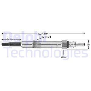 Glödstift, ALFA ROMEO,FIAT,LANCIA,VOLVO, 46751754, 46754154, 60816139