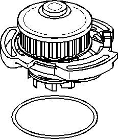 Vattenpump, AUDI 80 B2 Sedan, VW GOLF I, GOLF II, JETTA I, JETTA II, PASSAT B1 Variant, PASSAT B2, POLO, POLO Classic, POLO II, 030 121