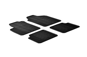 Gummimatta, kupé, Fram och bak, ABARTH 500 / 595 / 695, 500C / 595C / 695C, FIAT 500, 500 C