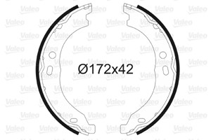 Bromsbackar, sats, Bakaxel, CITROËN,FIAT,IVECO,PEUGEOT, 4241N5, 4241-N5, 77364023