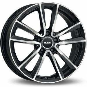 MAK Bremen Black Machined Face 7.5x17 5/112 ET43 B66.6