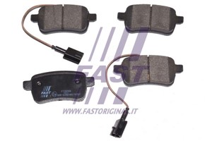 Bromsbeläggsats, Bakaxel, ALFA ROMEO GIULIETTA, DODGE DART, 71770092, 77365357
