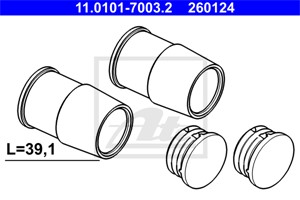 Styrlagersats, bromsok, Framaxel, BMW,MERCEDES-BENZ,VOLVO, 000 420 08 76, 30793944, 34 11 6 776 935, A 000 420 08 76, C2C 27296