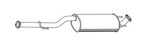 Mittenljuddämpare, TOYOTA HILUX Pick-up VII, 174030L060, 174030L061