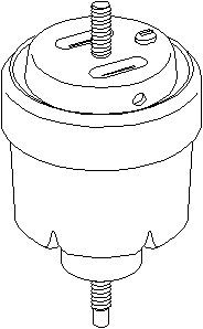 Motorkudde, Höger fram, OPEL VECTRA B, VECTRA B Halvkombi, VECTRA B Kombi, VAUXHALL VECTRA, 06 84 663, 06 84 910, 09156099, 09191475, 6