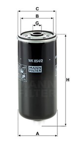 Bränslefilter, IVECO,JEEP, 299 2300, 500038748, 500040976, 5040 18807, 52129238AA, K52129238AA