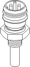 Kylvätsketemperatur-sensor, MERCEDES-BENZ, 009 542 35 17, A009 542 35 17